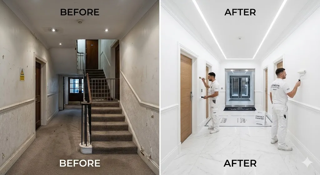 Communal Area Painting service in London Borough of Hammersmith and Fulham - Fulham Painters