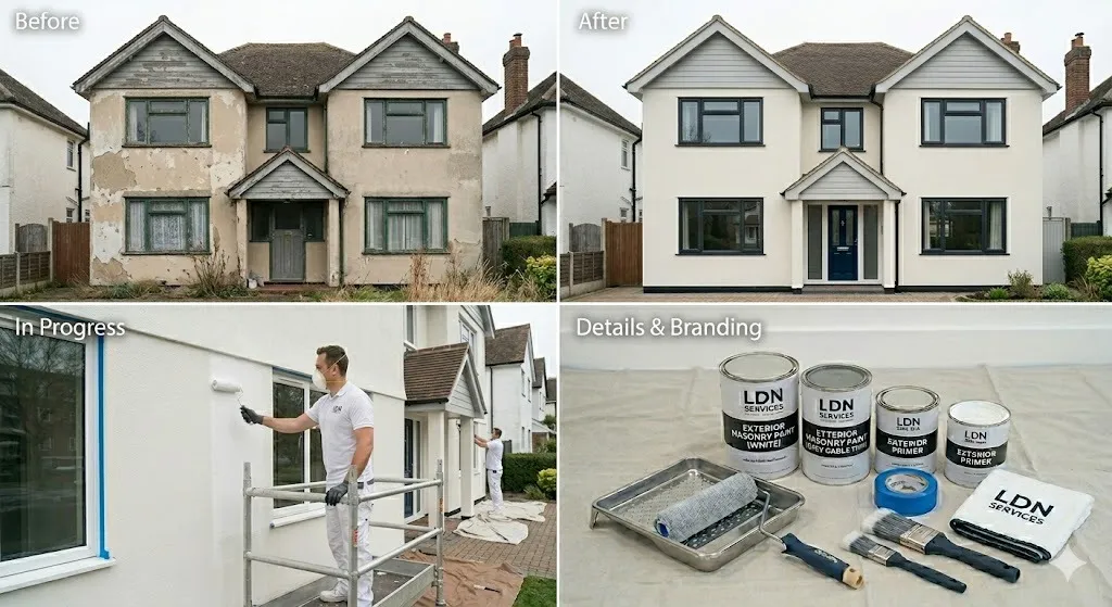 Exterior Painting service in London Borough of Hammersmith and Fulham - Fulham Painters