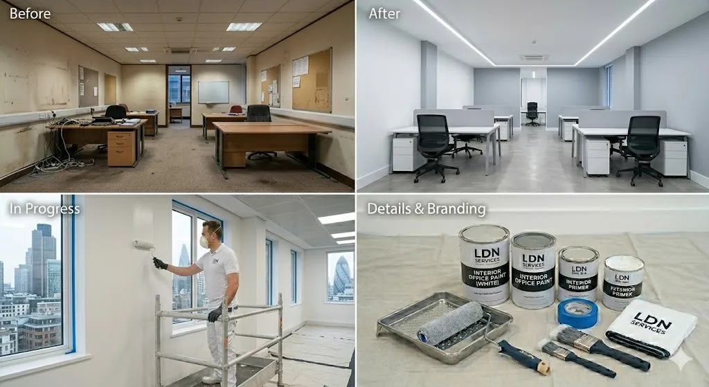 Office Painting service in London Borough of Hammersmith and Fulham - Fulham Painters
