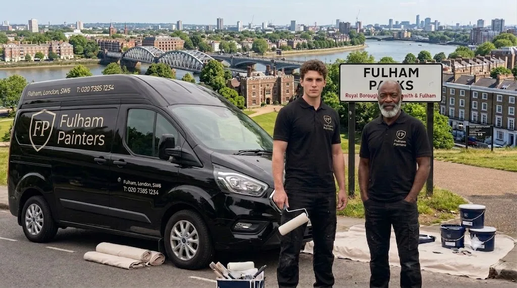 Professional painters and decorators at work in London Borough of Hammersmith and Fulham - Fulham Painters